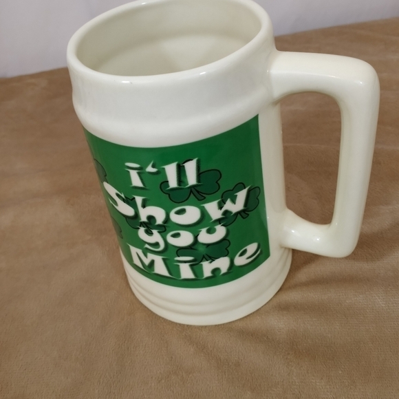Tb Toy Trading Co.Large Mug Show Me Your Shamrocks  I'll Show You Mine Irish Mug - Picture 8 of 9